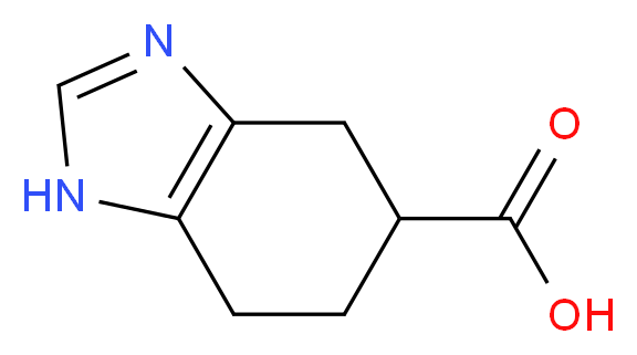 4,5,6,7-tetrahydro-1h-benzoimidazole-5-carboxylic acid_分子结构_CAS_26751-24-6)