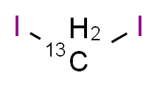 diiodo(<sup>1</sup><sup>3</sup>C)methane_分子结构_CAS_86128-37-2