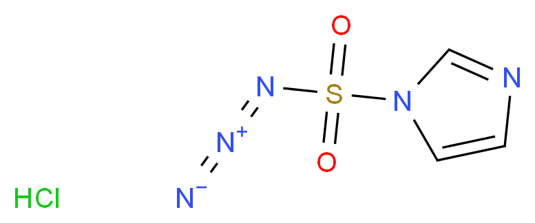 1H-imidazole-1-sulfonyl azide hydrochloride_分子结构_CAS_952234-37-6