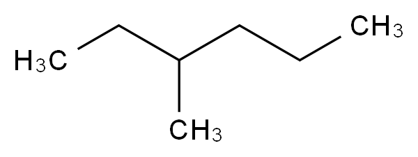 3-methylhexane_分子结构_CAS_589-34-4