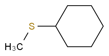 (methylsulfanyl)cyclohexane_分子结构_CAS_7133-37-1