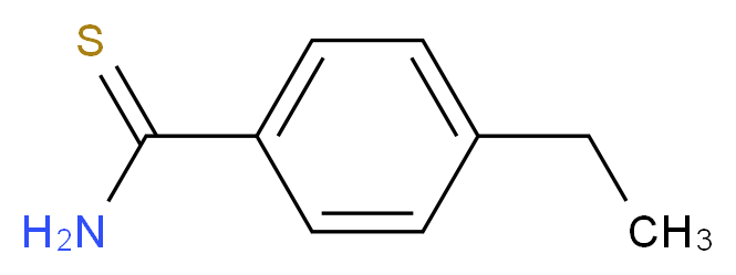4-ethylbenzenecarbothioamide_分子结构_CAS_57774-76-2)