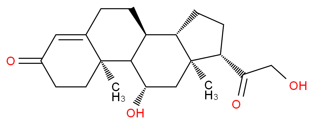 肾上腺酮_分子结构_CAS_50-22-6)