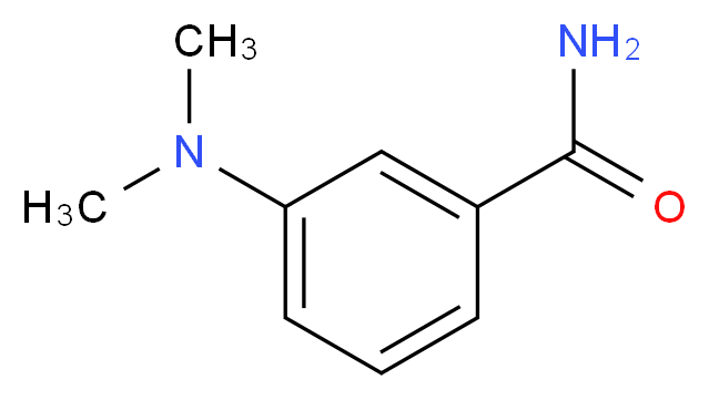 3-(dimethylamino)benzamide_分子结构_CAS_33225-17-1