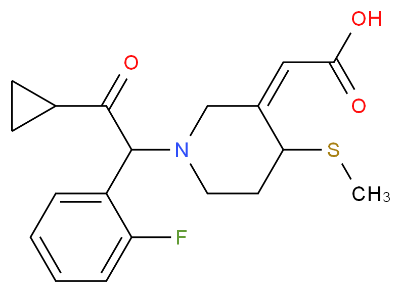 R-106583 (Prasugrel Metabolite)_分子结构_CAS_916599-27-4)