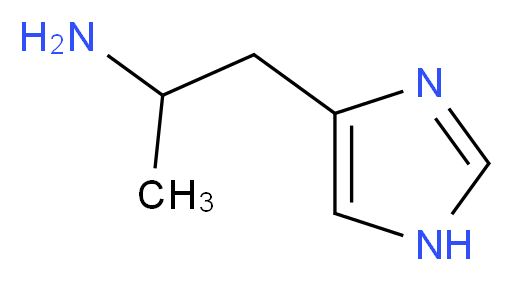 1-(1H-imidazol-4-yl)propan-2-amine_分子结构_CAS_6986-90-9