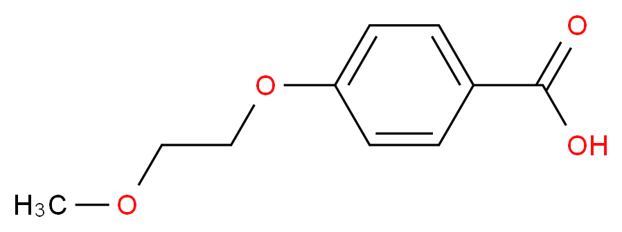 4-(2-Methoxy-ethoxy)-benzoic acid_分子结构_CAS_27890-92-2)