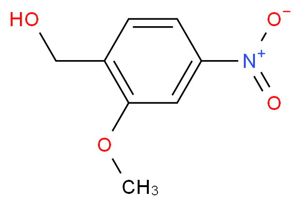 2-METHOXY-4-NITROBENZYL ALCOHOL_分子结构_CAS_136507-14-7)