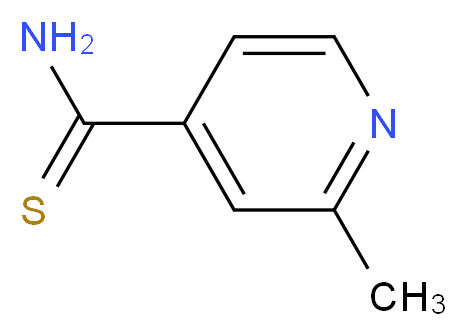 2-Methylthioisonicotinamide_分子结构_CAS_3390-77-0)