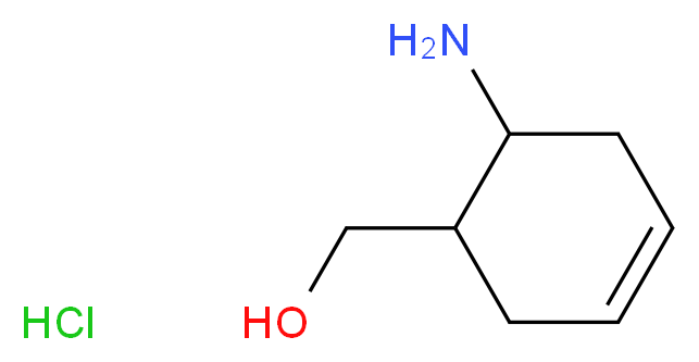 CIS-(6-AMINO-CYCLOHEX-3-ENYL)-METHANOL HYDROCHLORIDE_分子结构_CAS_98769-56-3)