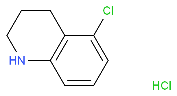 5-Chloro-1,2,3,4-tetrahydroquinoline hydrochloride_分子结构_CAS_90562-33-7)