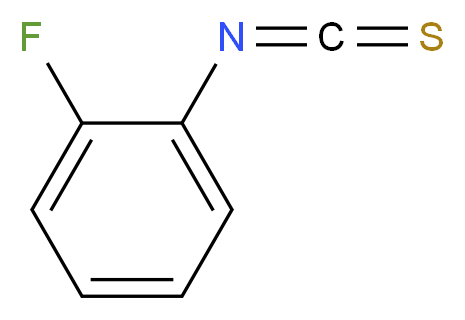 1-fluoro-2-isothiocyanatobenzene_分子结构_CAS_38985-64-7