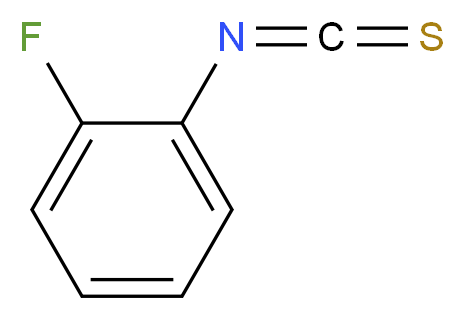 2-氟苯基 硫代异氰酸酯_分子结构_CAS_38985-64-7)