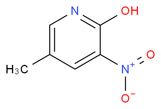 2-Hydroxy-5-methyl-3-nitropyridine_分子结构_CAS_7464-14-4)