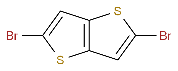 2,5-Dibromothieno[3,2-b]thiophene_分子结构_CAS_25121-87-3)