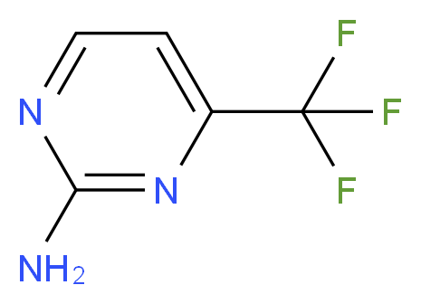 2-Amino-4-(trifluoromethyl)pyrimidine_分子结构_CAS_16075-42-6)