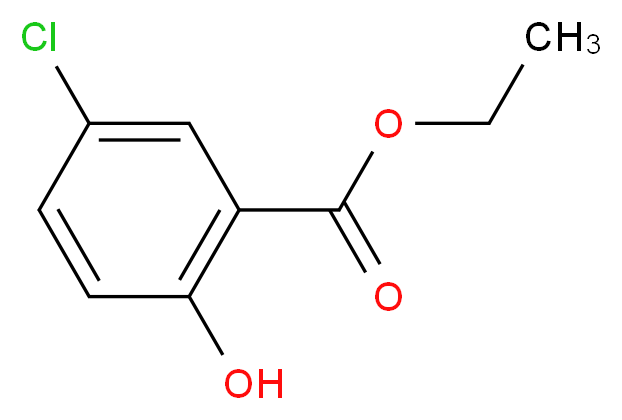 5-Chlorosalicylic Acid Ethyl Ester_分子结构_CAS_15196-83-5)