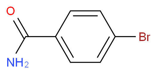 4-溴苯甲酰胺_分子结构_CAS_698-67-9)