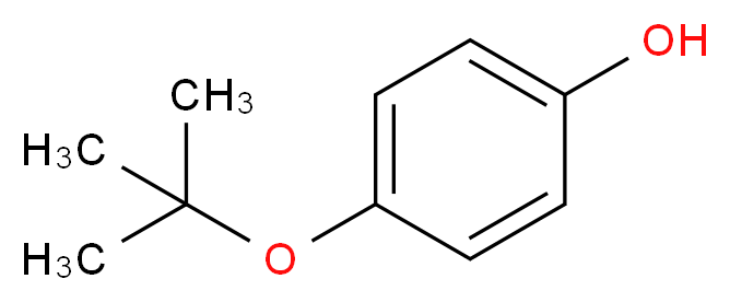 4-(叔丁氧基)苯酚_分子结构_CAS_2460-87-9)