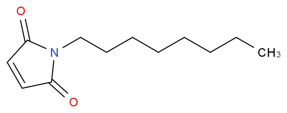 1-octyl-2,5-dihydro-1H-pyrrole-2,5-dione_分子结构_CAS_4080-76-6