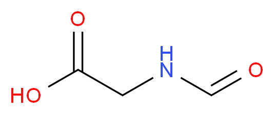 N-甲酰甘氨酸_分子结构_CAS_2491-15-8)