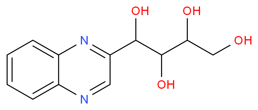 2-(1',2',3',4'-Tetrahydroxybutyl)quinoxaline_分子结构_CAS_80840-09-1)