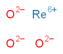 rhenium(6+) ion trioxidandiide_分子结构_CAS_1314-28-9