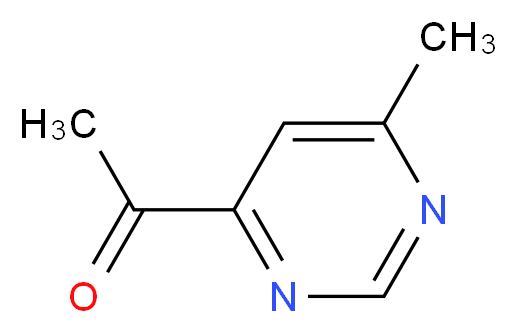 1-(6-Methylpyrimidin-4-yl)ethanone_分子结构_CAS_67073-96-5)