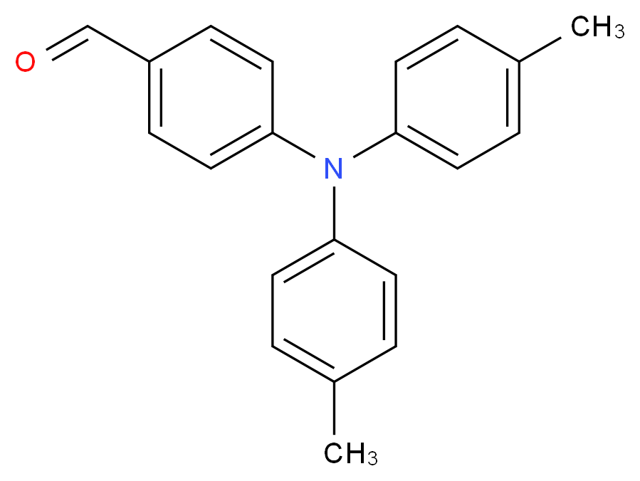 4-(Di-p-tolyl-aMino)-benzaldehyde_分子结构_CAS_42906-19-4)