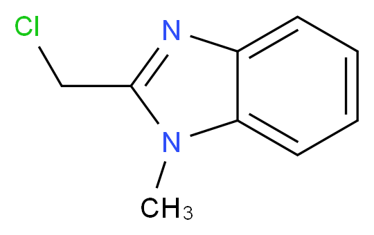 [2-(chloromethyl)-1,3-benzodiazol-1-yl]methyl_分子结构_CAS_4760-35-4)