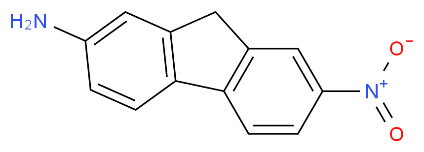 7-Nitro-9H-fluoren-2-amine_分子结构_CAS_)