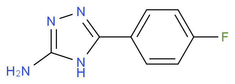 5-(4-fluorophenyl)-4H-1,2,4-triazol-3-amine_分子结构_CAS_168893-35-4)