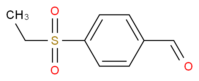 4-Ethylsulfonylbenzaldehyde_分子结构_CAS_)
