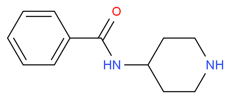 N-(piperidin-4-yl)benzamide_分子结构_CAS_33953-37-6