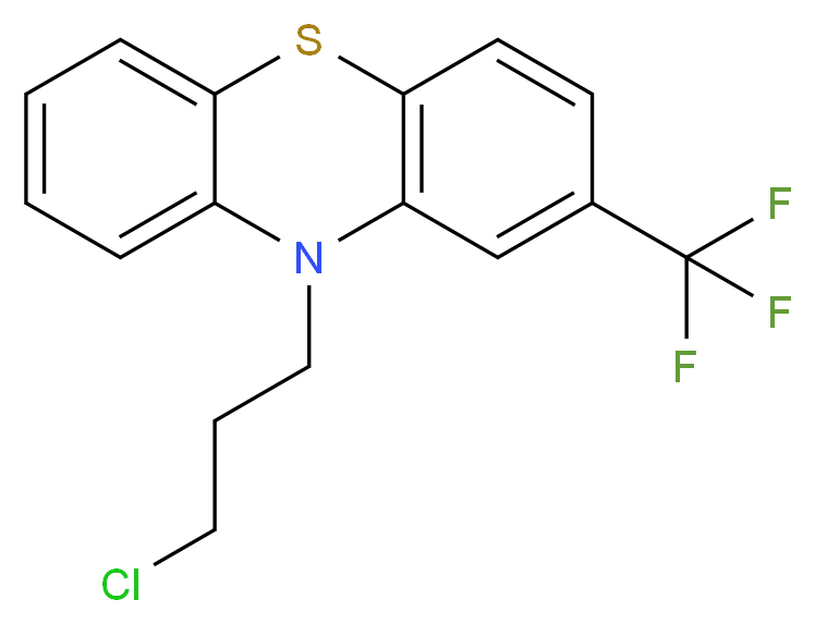 10-(3-Chloropropyl)-2-(trifluoromethyl)-10H-phenothiazine_分子结构_CAS_1675-46-3)