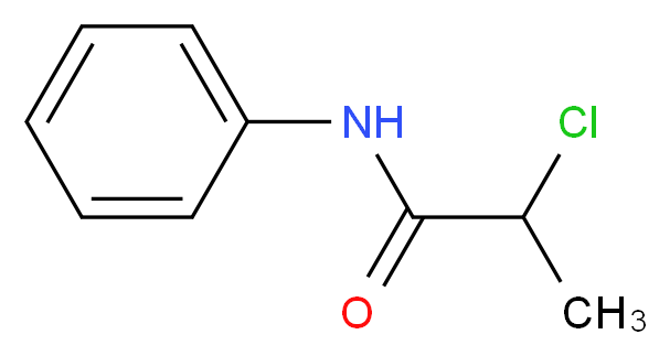 2-chloro-N-phenylpropanamide_分子结构_CAS_21262-52-2