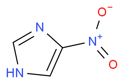 4-Nitroimidazole_分子结构_CAS_3034-38-6)