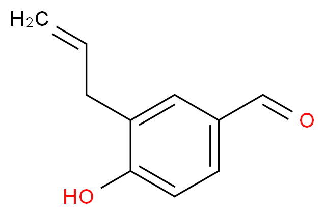 4-hydroxy-3-(prop-2-en-1-yl)benzaldehyde_分子结构_CAS_41052-88-4