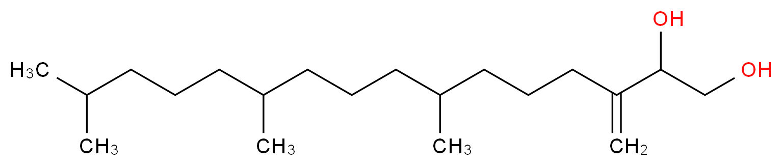 3(20)-Phytene-1,2-diol_分子结构_CAS_438536-34-6)