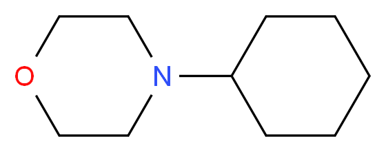 N-CYCLOHEXYL MORPHOLINE_分子结构_CAS_6425-41-8)