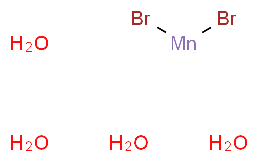 溴化锰(II) 四水合物_分子结构_CAS_10031-20-6)