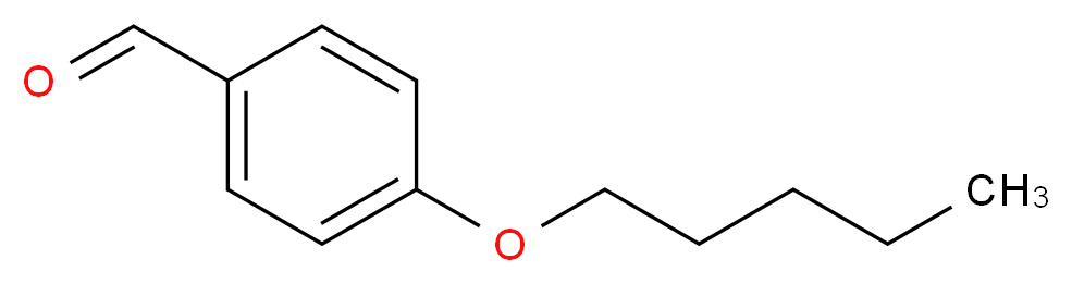 4-(pentyloxy)benzaldehyde_分子结构_CAS_5736-91-4