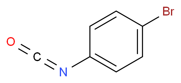 1-bromo-4-isocyanatobenzene_分子结构_CAS_2493-02-9