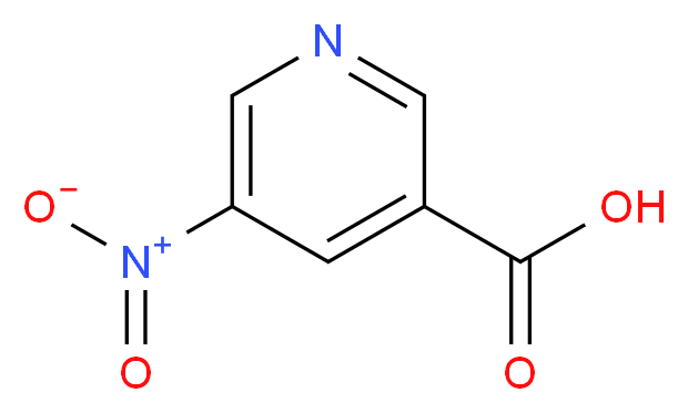 5-nitropyridine-3-carboxylic acid_分子结构_CAS_2047-49-6