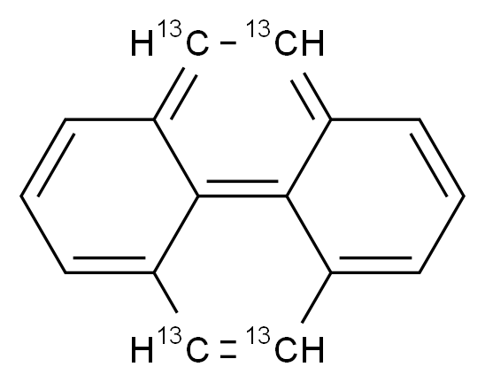 (4,5,9,10-<sup>1</sup><sup>3</sup>C<sub>4</sub>)pyrene_分子结构_CAS_1173023-76-1