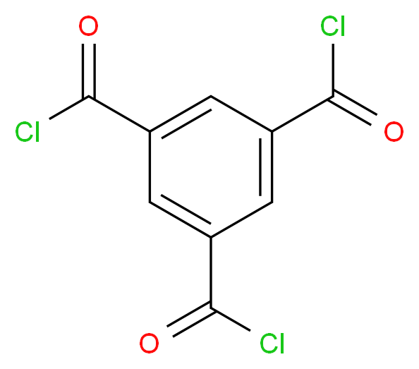 1,3,5-苯三甲酰氯_分子结构_CAS_4422-95-1)