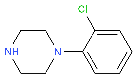 1-(2-Chlorophenyl)piperazine_分子结构_CAS_39512-50-0)