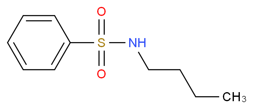 N-(n-BUTYL)BENZENESULFONAMIDE_分子结构_CAS_3622-84-2)