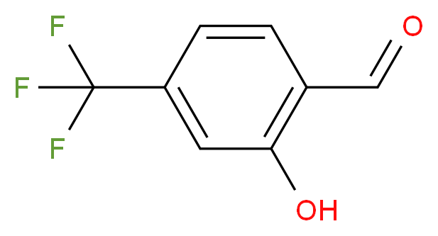 2-hydroxy-4-(trifluoromethyl)benzaldehyde_分子结构_CAS_58914-34-4