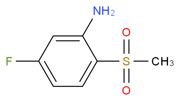 5-Fluoro-2-methylsulfonylaniline_分子结构_CAS_1000339-65-0)